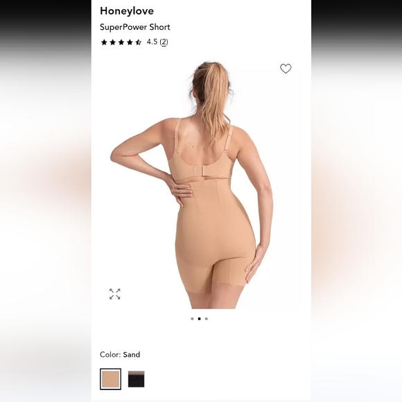 Honeylove Superpower Shorts In Sand Size Small - Picture 4 of 9